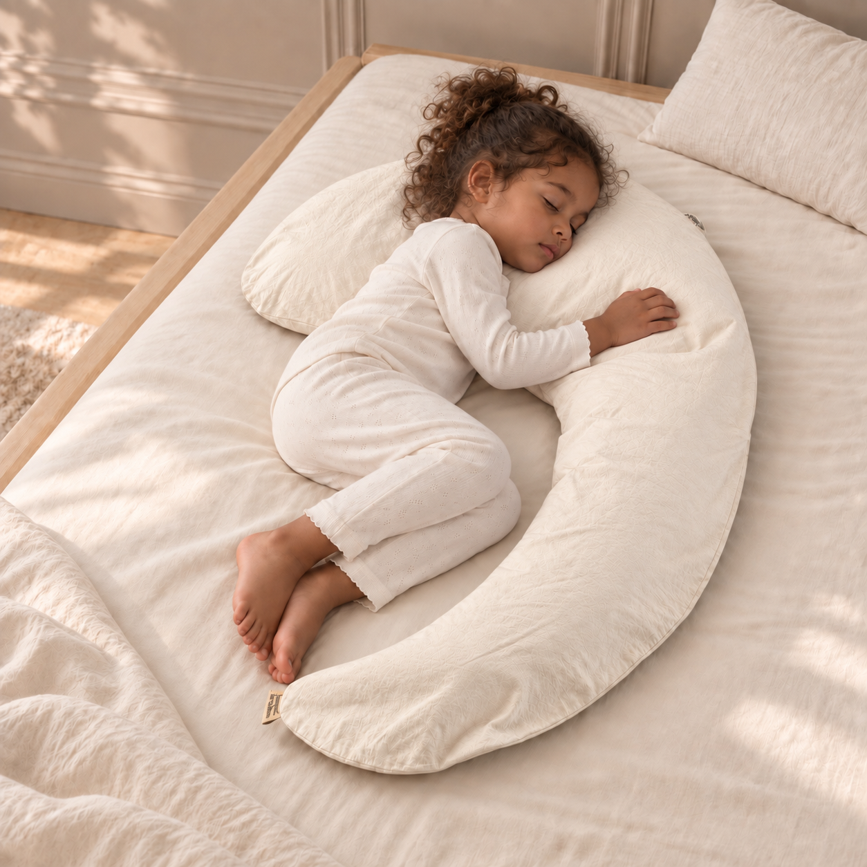 MONDKISSEN – Einfach von der Wiege ins Bett – Kuschelkissen – StarlitBaby