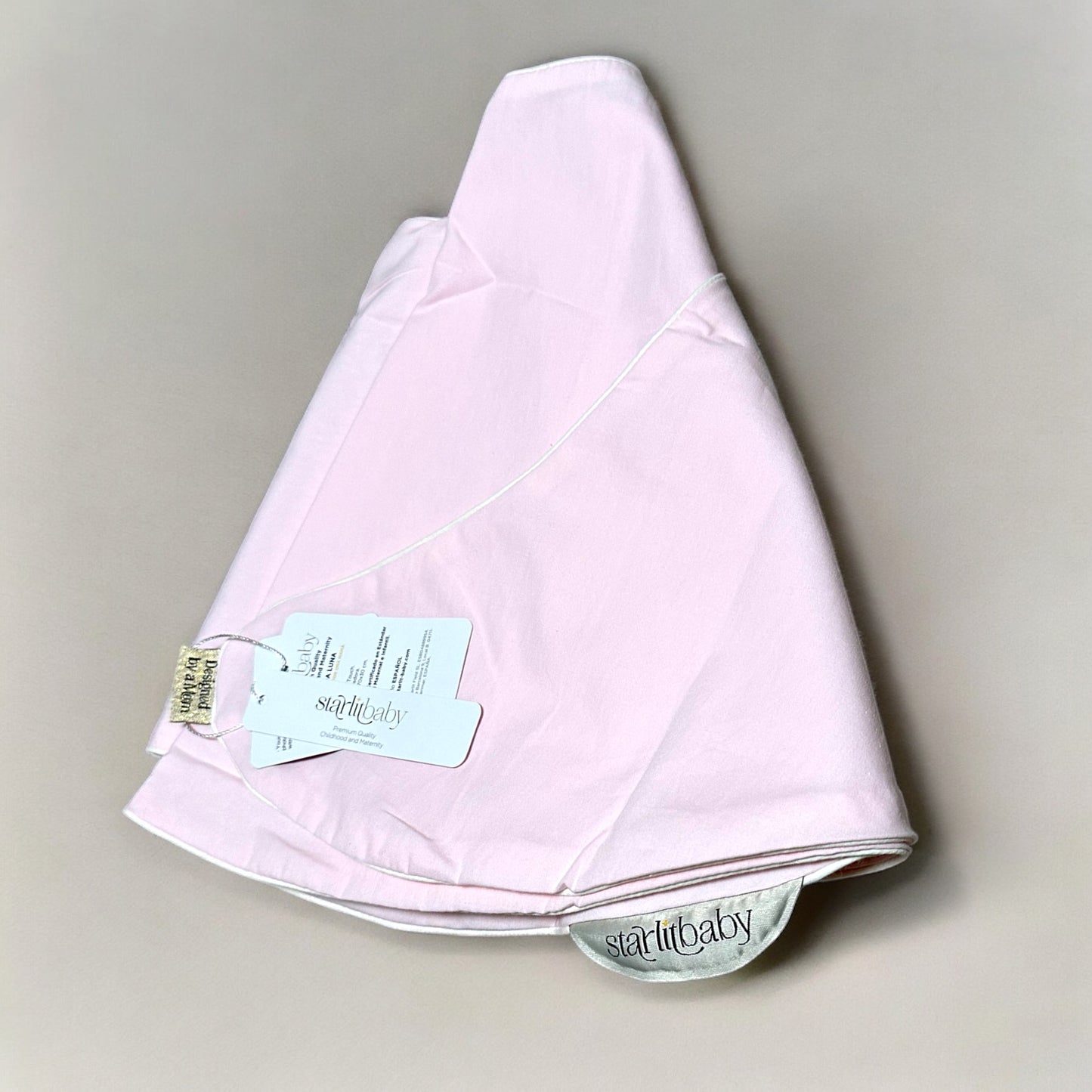FUNDA color rosa romántico para Almohada Luna