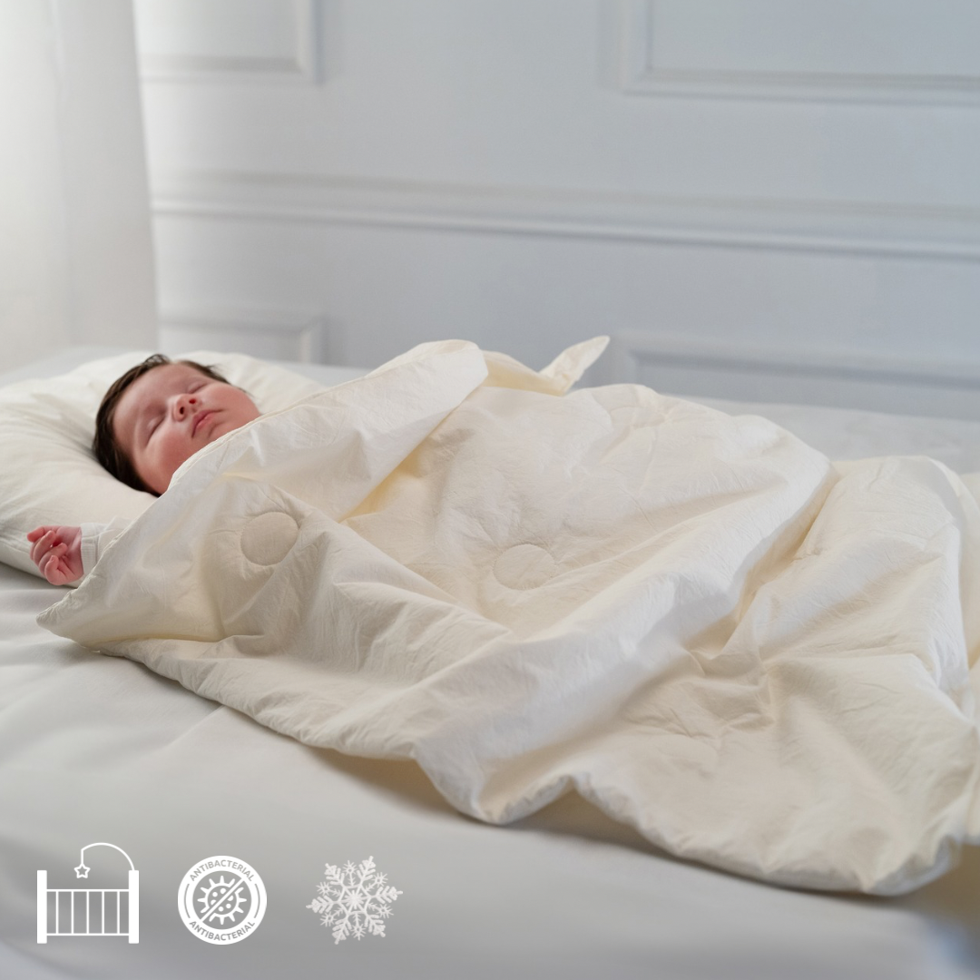 Piumino leggero e soffice per culla StarlitBaby, per le notti fredde
