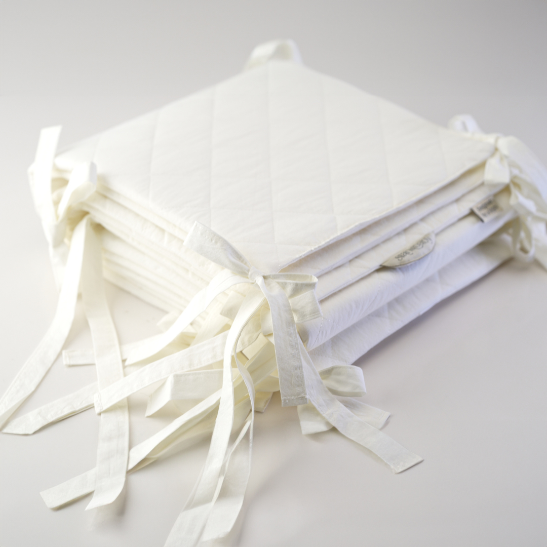 PROTECTOR DE CUNA ♡ Diseño elegante de 4 piezas