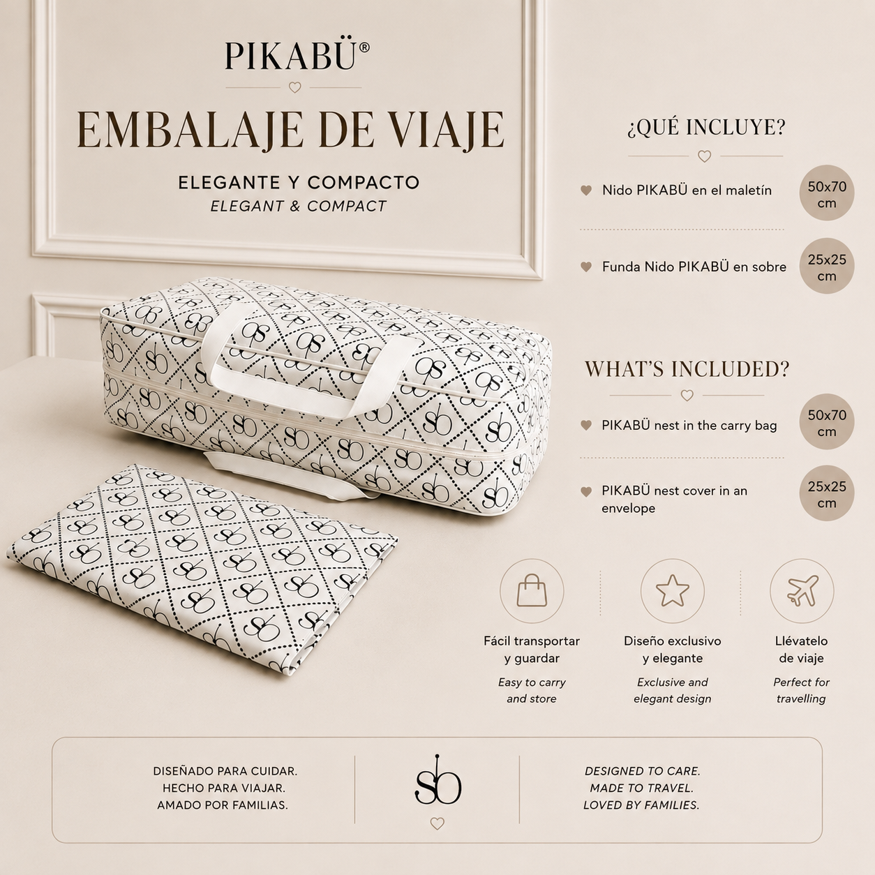 NINHO PIKABÜ™ 🧸 ideal para bebés a partir dos 4 meses - ideal para berço