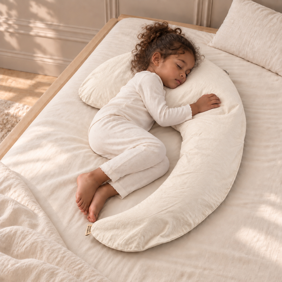 Almohada Luna para la transición hacia un descanso autónomo