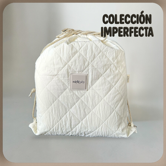 COLECCIÓN IMPERFECTA ✨ MOCHILA Starlit para la ropita y accesorios del bebé⭐️ Edición Limitada