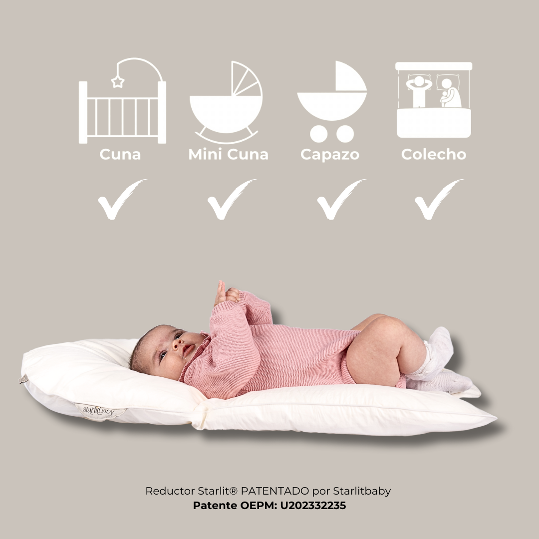 REDUCTEUR STARLIT®️ - Simule le ventre maternel 🫶🏻 Aide à réduire les sursauts et les réveils