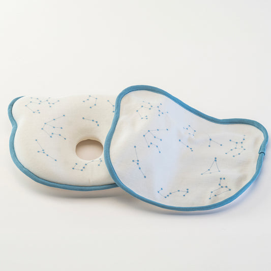 STARLITBABY Almohada Luna para bebés y niños de 0-1-2-3-4-5 años. Ideal  para dormir de lado y abrazado. Algodón orgánico extra suave antiácaros  hipoalergénico lavable. : : Bebé